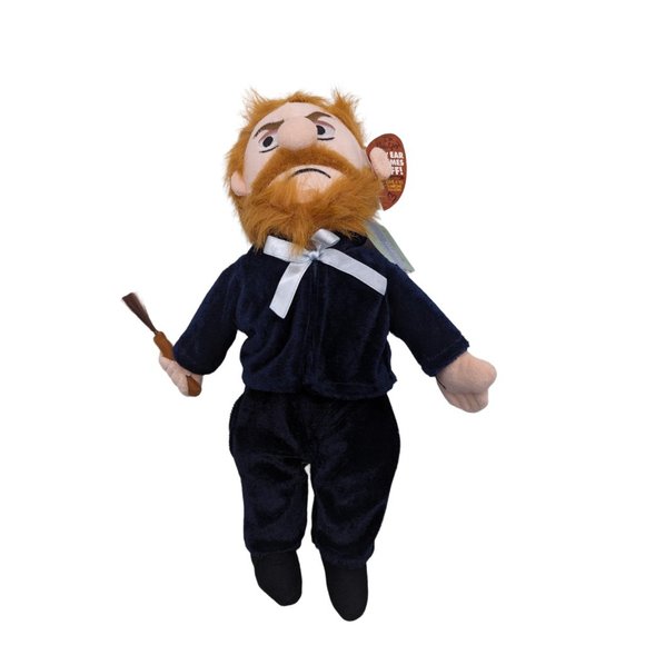 Little Thinkers 2016 Vincent Van Gogh Unemployed Philosophers Guild Plush Doll - Picture 6 of 8